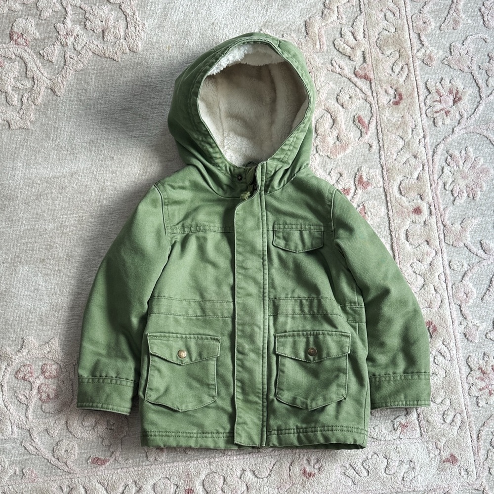 Cat and Jack Faux Fur Lined Jacket